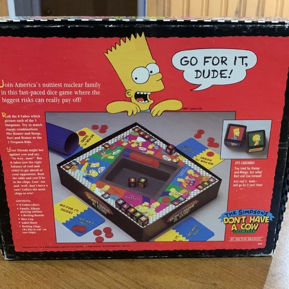 The simpsons Dont Have A cow game vintage - Picture 3 of 7